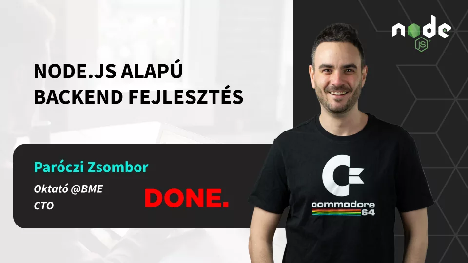 Node.js alapú backend fejlesztés