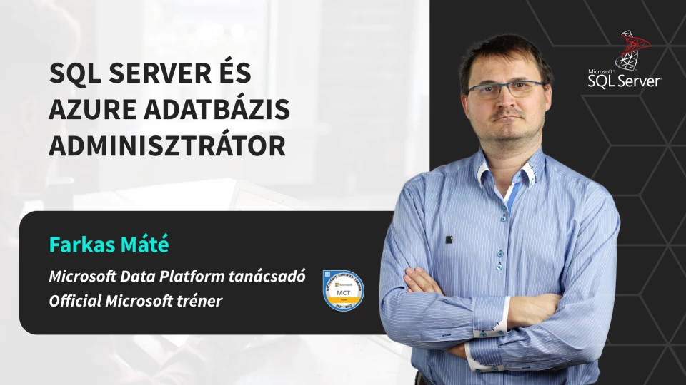 SQL Server és Azure adatbázis adminisztrátor képzés