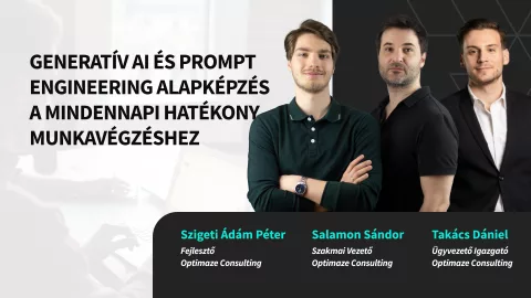 Generatív AI és Prompt Engineering alapképzés a mindennapi hatékony munkavégzéshez