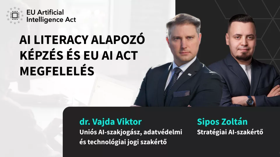 AI Literacy alapozó képzés és EU AI Act megfelelés - AI alapismeretek céges felhasználóknak