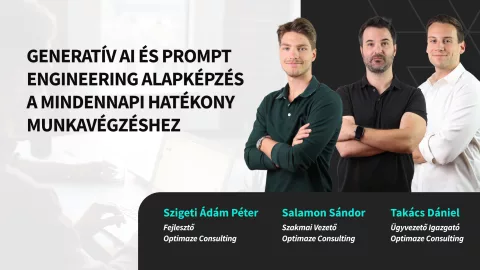 Generatív AI és Prompt Engineering képzés a mindennapi hatékony munkavégzéshez
