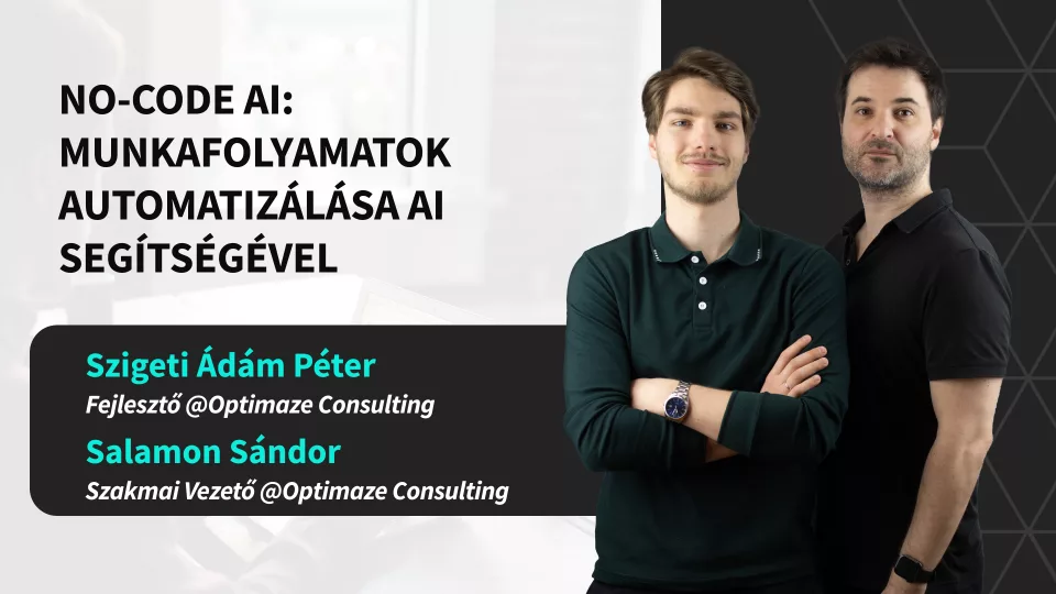 No-Code AI - munkafolyamatok automatiz&aacute;l&aacute;sa AI seg&iacute;ts&eacute;g&eacute;vel