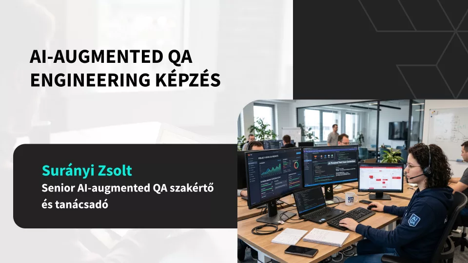 AI-augmented QA engineering k&eacute;pz&eacute;s