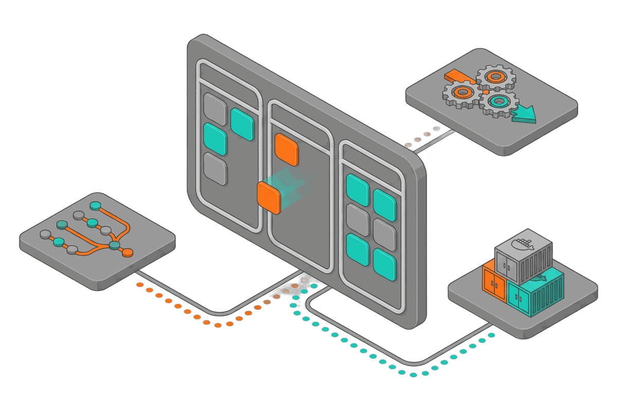 Szoftverfejlesztési módszertanok és eszközök: Kanban, verziókezelés (Git), CI/CD és konténerek — Programozóból fejlesztő