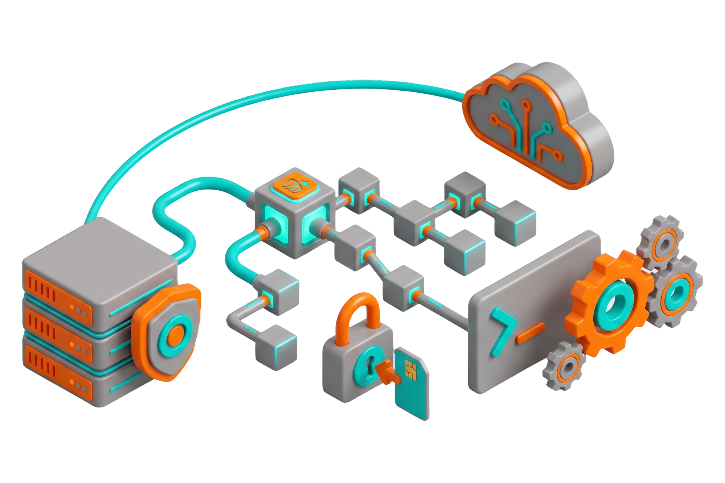 A képzés témájának illusztrációja — Rendszergazda képzés: Windows Server 2025 és Active Directory üzemeltetés